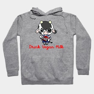 drink vegan milk(go vegan) Hoodie